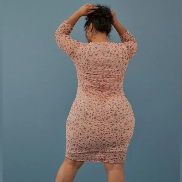 Torrid Festi Mini Mesh Bodycon Dress - Picture 3 of 8